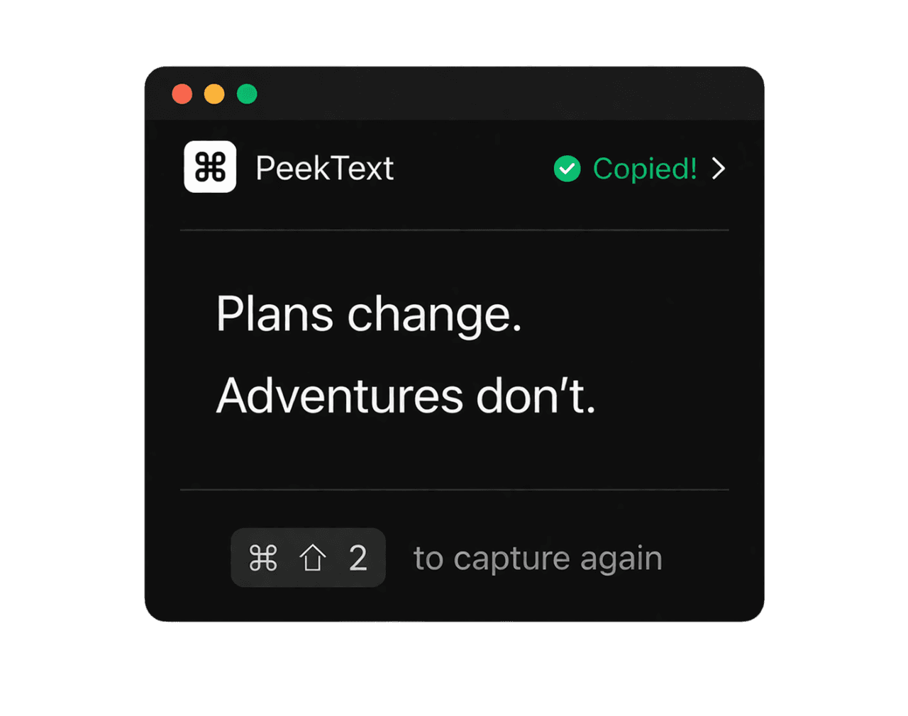 Step 2 extract window